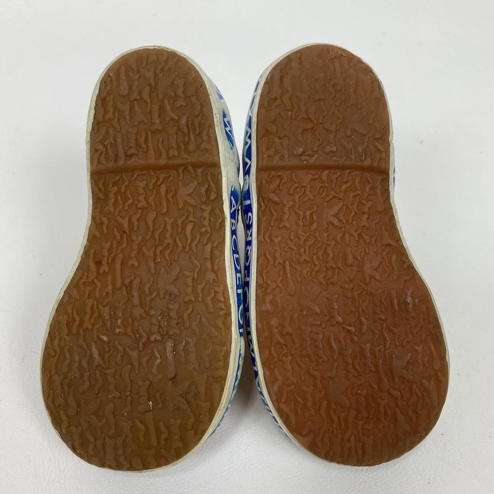Vintage Stride Rite Zips Infant shoes Alphabet Left‎ Right FOR DISPLAY ONLY